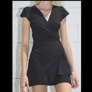 Brandy Melville Black and White polka dot dress